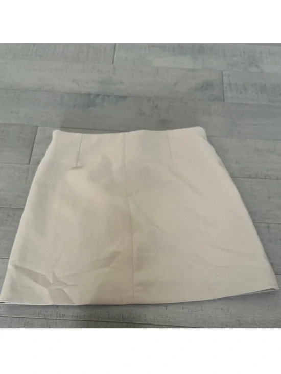 Zara Tan/Light Grey Skirt - Picture 2 of 3